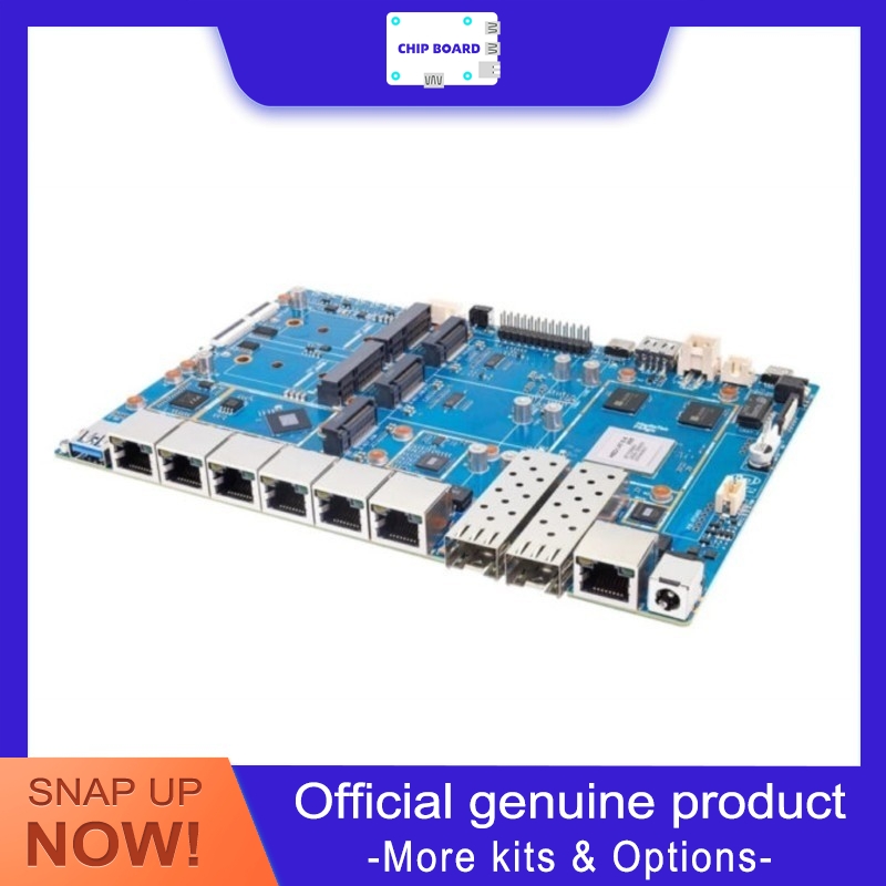 Bananapi Bpi R4 Wifi 7 - บอร์ด Banana Pi BPI-R4 Pro พร้อมพอร์ต