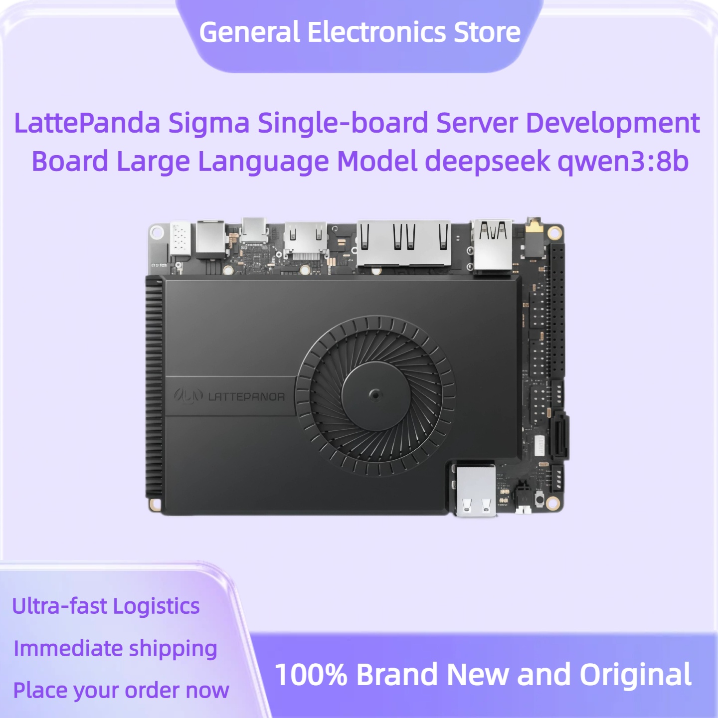 Lattepanda Sigma 32Gb - LattePanda Sigma บอร์ดพัฒนาเซิร์ฟเวอร์แบบบอร์ดเดี่ยว โมเดลภาษาขนาดใหญ่ deepseek qwen3:8b