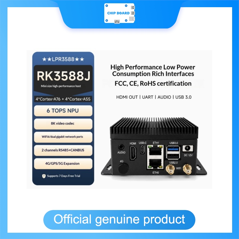 Rk3588 Mini Pc Board - Neardi Pi4 RK3588 มินิพีซีอุตสาหกรรม, คอมพิวเตอร์ AI