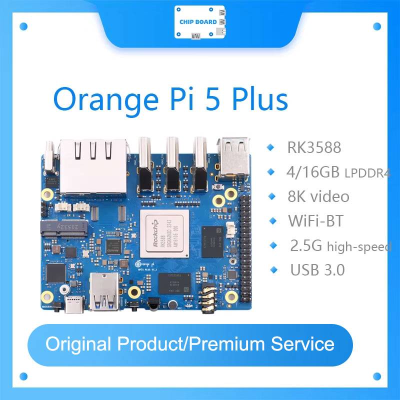 Radxa Rock 5B 16Gb - ORANGE Pi 5 plus บอร์ดเดี่ยว RK3588คอมพิวเตอร์โมดูล