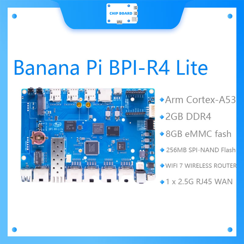 Bananapi Bpi R4 Wifi 7 - บานาน่าพาย BPI-R4 Lite มาพร้อมกับ SoC รุ่น