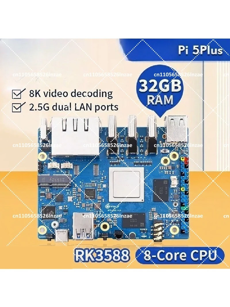 Orange Pi 5 plus คอมพิวเตอร์บอ - Orange Pi 5 Plus 32Gb บทวิจารณ์และราคา
