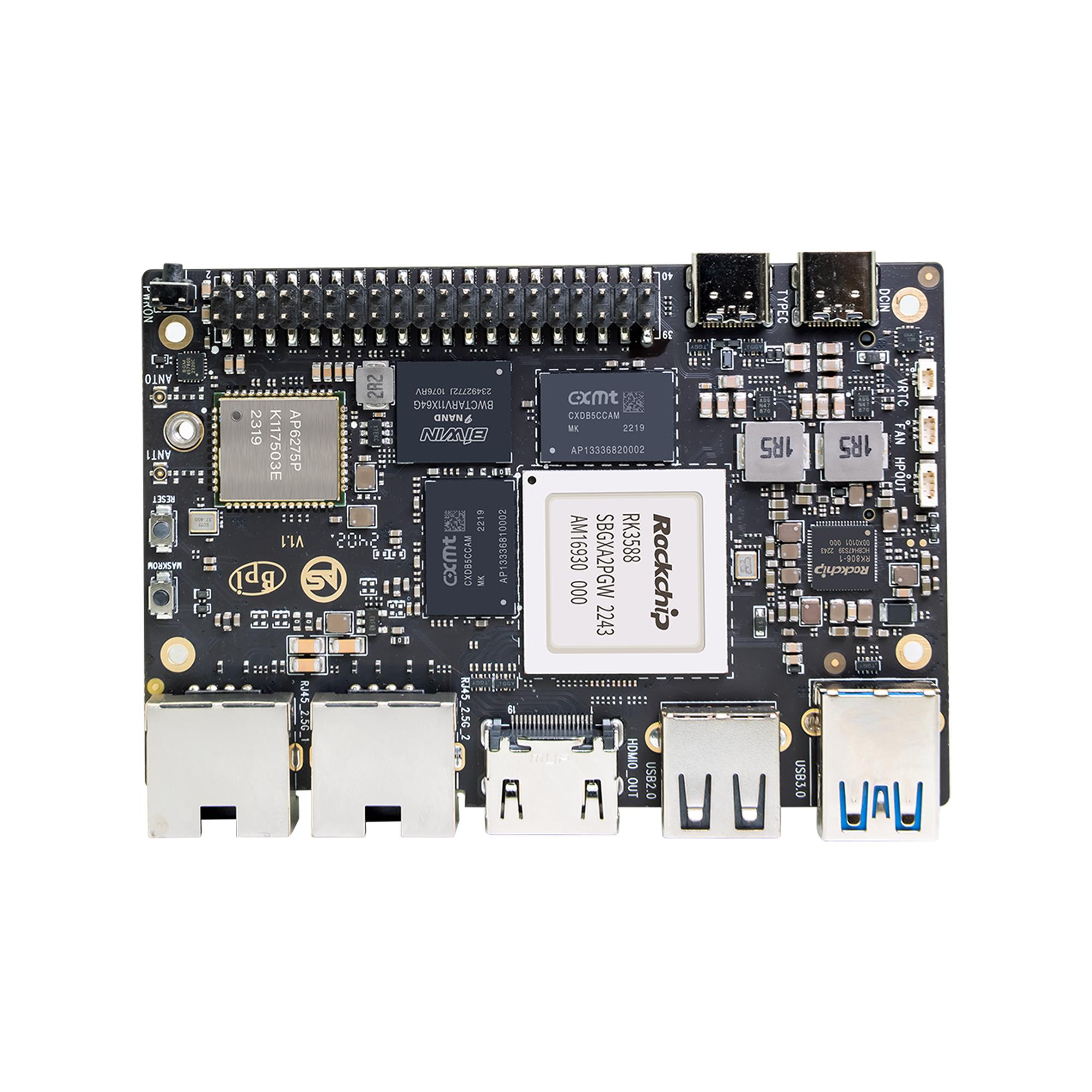 บานาน่าพาย BPI-M7 RockChip RK3 - Banana Pi Bpi M7 Rk3588 บทวิจารณ์และราคา
