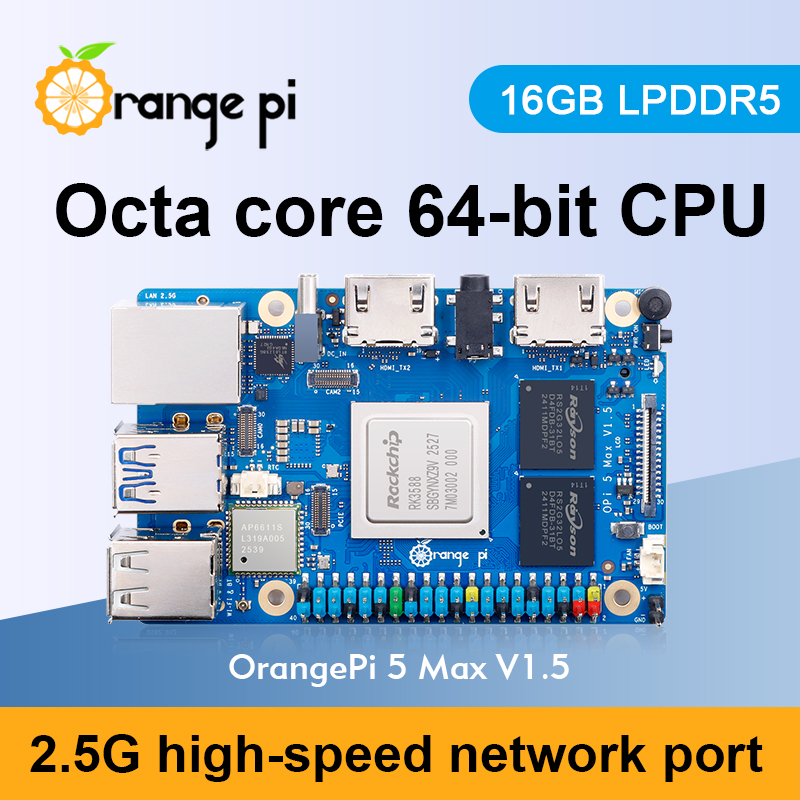 AvaCoreOrange Pi 5 Max 16GB V1 - Rk3588 Mini Pc Board บทวิจารณ์และราคา