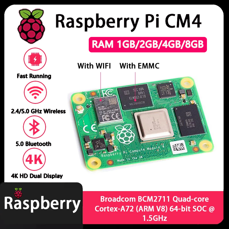 Raspberry Pi CM4 แรม 1GB/2GB/4 - Compute Module 4 32Gb Wifi บทวิจารณ์และราคา