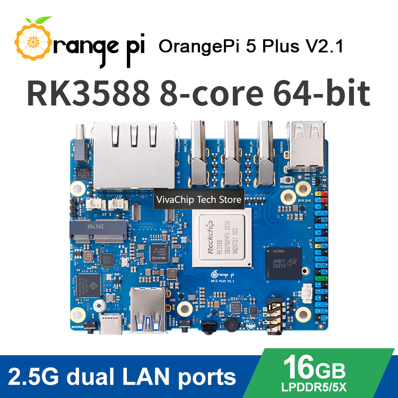 บอร์ดพัฒนา VivaCTOrange Pi 5 P - Rk3588 Mini Pc Board บทวิจารณ์และราคา